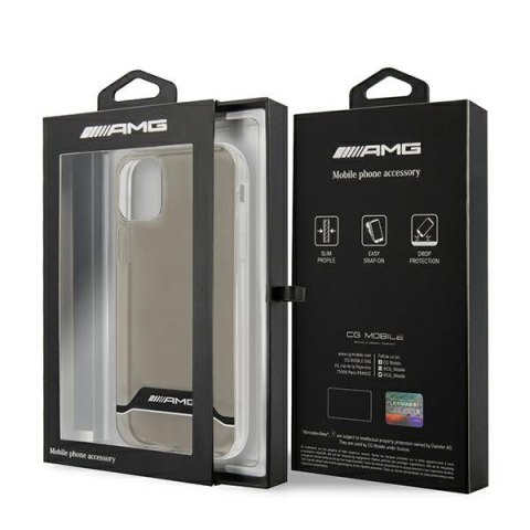 AMG AMHCN61TCBW iPhone 11 6,1" przezroczysty/transparent hardcase Electroplate Black&White