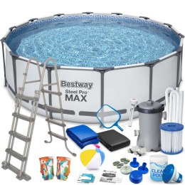 Basen ogrodowy stelażowy 457 x 122 cm 18w1 Bestway 56438