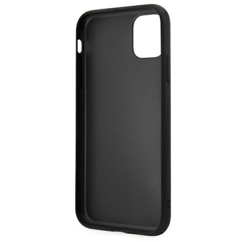 Guess GUHCN61G4GFGR iPhone 11 6,1" szary/grey hard case 4G Metal Gold Logo