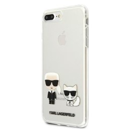 Karl Lagerfeld KLHCI8LCKTR iPhone 7/8 Plus hardcase Transparent Karl & Choupette