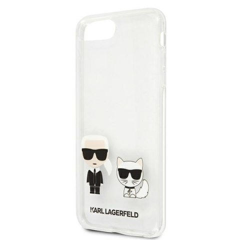 Karl Lagerfeld KLHCI8LCKTR iPhone 7/8 Plus hardcase Transparent Karl & Choupette