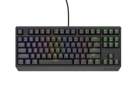 Klawiatura GENESIS Thor 230 TKL NKG-2077 Gaming USB QWERTY Czarny