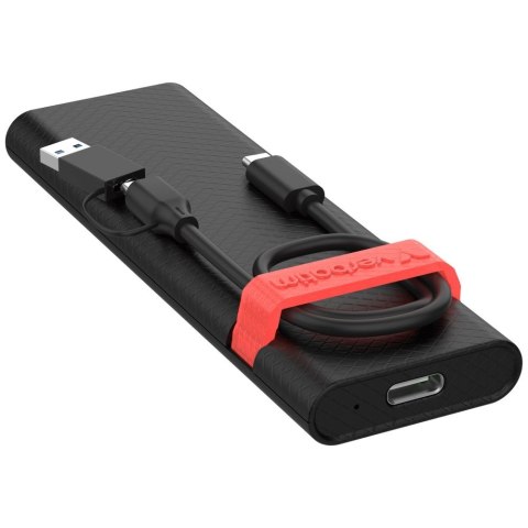 Obudowa na dysk SSD Verbatim M.2 NVMe USB 3.2 Gen 2 z kablem USB A/USB C czarny 32261