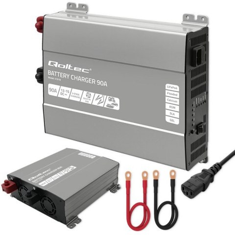 Ładowarka Monolith do akumulatorów LiFePO4 AGM GEL SLA 90A 12V, Szybkie ładowanie