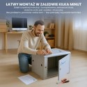 EXTRALINK SZAFA RACK WISZĄCA 6U 600X450 SZARA