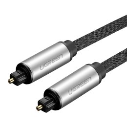 UGREEN AV108 Kabel optyczny Toslink Audio, aluminiowy z oplotem, 2m (szary)