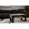 STOLIK KAWOWY MODERN 2P SLIM ARTISAN NOGA CZARNA