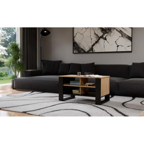STOLIK KAWOWY MODERN 4P ARTISAN NOGA CZARNA