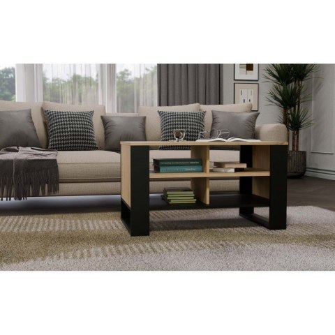 STOLIK KAWOWY MODERN 4P SLIM ARTISAN NOGA CZARNA