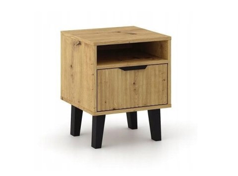 STOLIK NOCNY SCANDI 1S SLIM DĄB ARTISAN