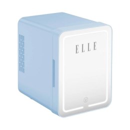 Mini lodówka z lusterkiem do makijażu LED ELLE 4L niebieska