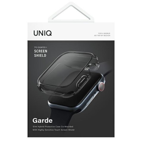 UNIQ etui Garde Apple Watch Series 7 45mm. szary/smoked grey