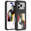 Etui E-Ink 4smarts z wyświetlaczem NFC Qi2 do iPhone 17 Pro czarny