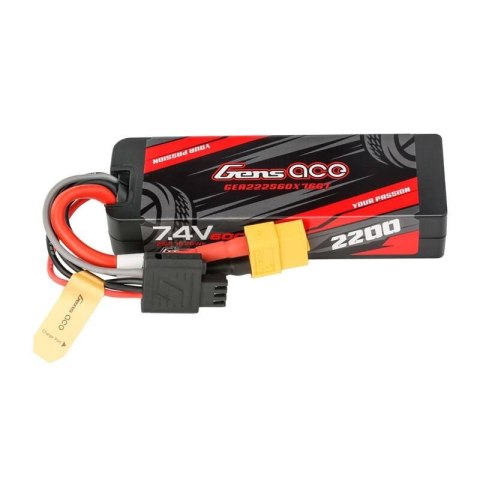 Akumulator GENS ACE G-Tech 2200mAh 7.4V 60C 2S1P XT60 Hardcase