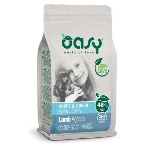 Oasy One Animal Protein Puppy Small/Mini Lamb 2,5kg