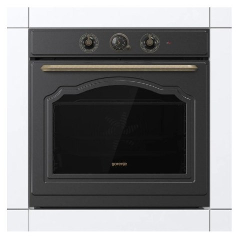 Piekarnik elektryczny GORENJE BOS67371CLB Retro 77 l | termoobieg | grill | HomeMade | kremowy