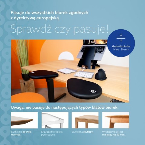 Podłokietnik ergonomiczny SPLIT/BLACK RGOARMSP R-GO TOOLS