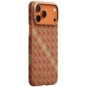 Etui PITAKA Happiness Rides Edge Case MagSafe do iPhone 17 Pro Max amber