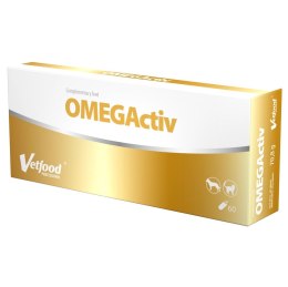 VETFOOD OMEGActiv kwasy Omega-3 pies i kot 60 kapsułek