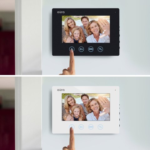 WIDEODOMOFON EURA VDP-90A3 DELTA + czarny monitor TUYA