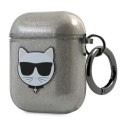 Karl Lagerfeld KLA2UCHGK AirPods cover czarny/black Glitter Choupette