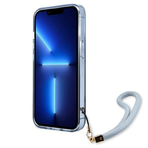 Guess GUHCP13XHTSGSB iPhone 13 Pro Max 6,7" niebieski/blue hardcase Translucent Stap