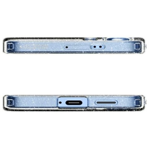 Etui Spigen Liquid Crystal Glitter do Samsung Galaxy S25+ przezroczysty