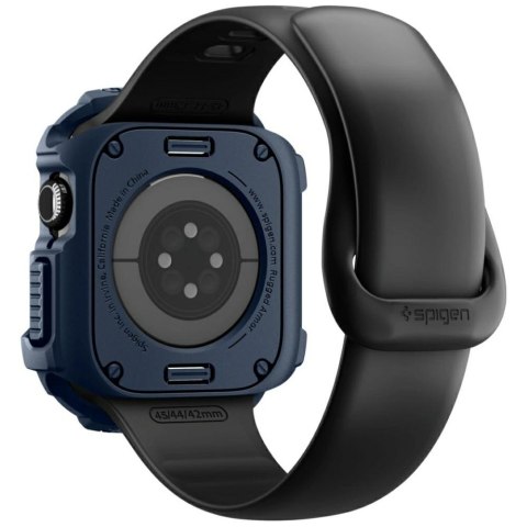 Etui Spigen Rugged Armor V2 do Apple Watch 10 / 11 42mm granatowy