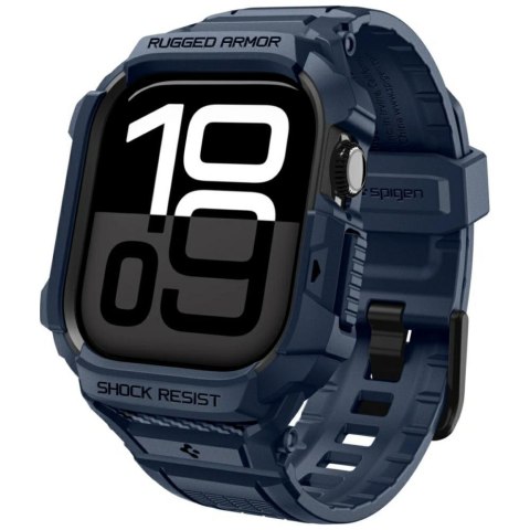 Pasek Spigen Rugged Armor Pro do Apple Watch 10 / 11 42mm granatowy