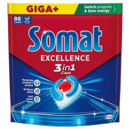 DISHWASHER CAPSULES SOMAT 3IN1 88 PCS