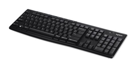 Klawiatura Logitech K270 (bezprzewodowa czarny USB) US