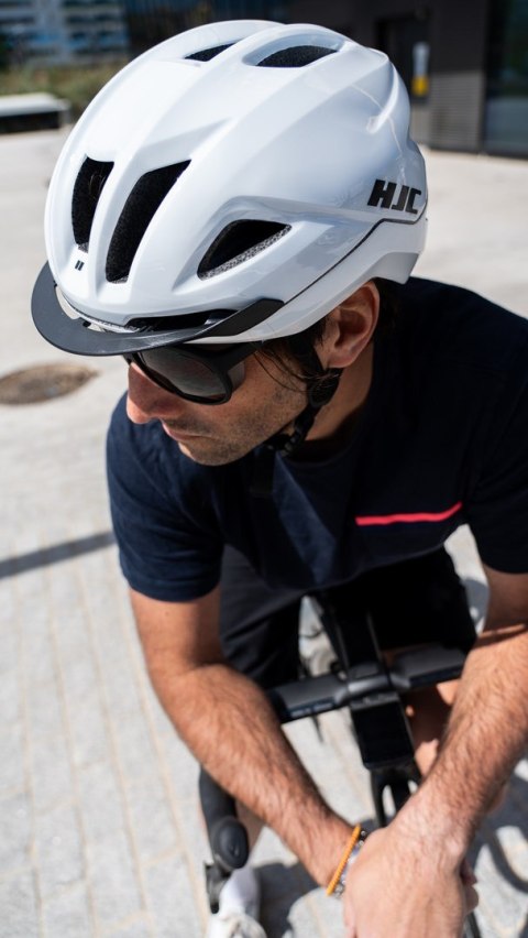 Kask Rowerowy HJC CROSSER WHITE r. L