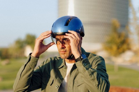 Kask Rowerowy HJC CALIDO PLUS Czarny METAL BLACK r.M