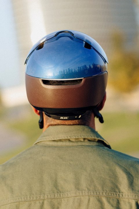 Kask Rowerowy HJC CALIDO PLUS Czarny METAL BLACK r.S