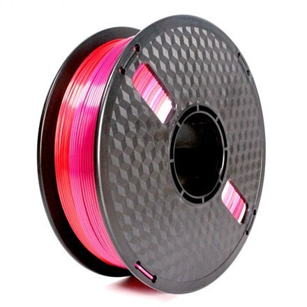 Gembird | Fioletowy/czerwony | Jedwabny filament PLA