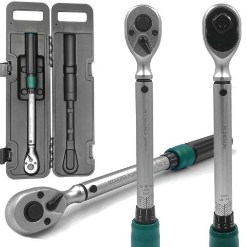 Klucz dynamometryczny ROCKFORCE 1/2" 10-60Nm PREMIUM