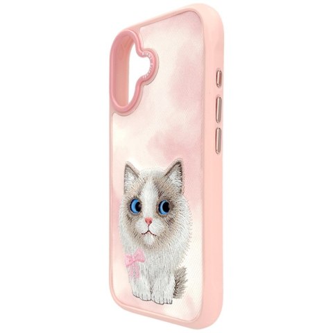 Etui Nimmy Big Eyed Pet 2.0 Cat do iPhone 17 różowy