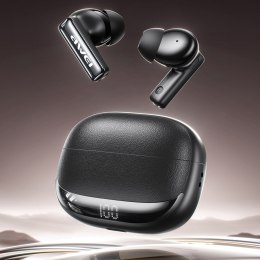Słuchawki bezprzewodowe AWEI TA19 ANC Bluetooth 6.0 TWS + stacja dokująca czarny