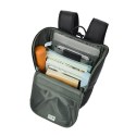 Rivacase Eden plecak City backpack Czarny Poliester, Skóra woskowana (Pull Up)