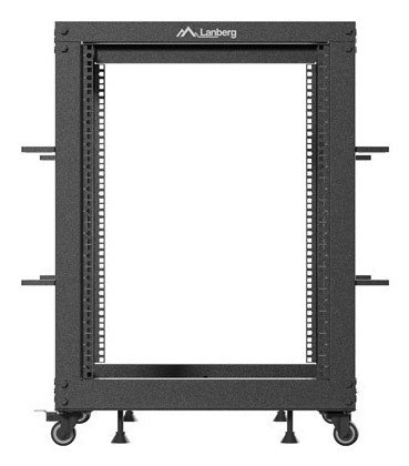 OPEN RACK 19" 15U 600X600-1100 REGULOWANY CZARNY LANBERG