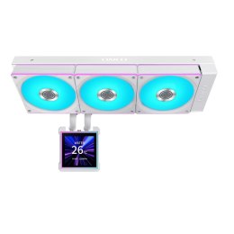 Lian Li HydroShift II LCD-S 360 CL Procesor Zestaw do chłodzenia płynami 12 cm Biały 1 szt.