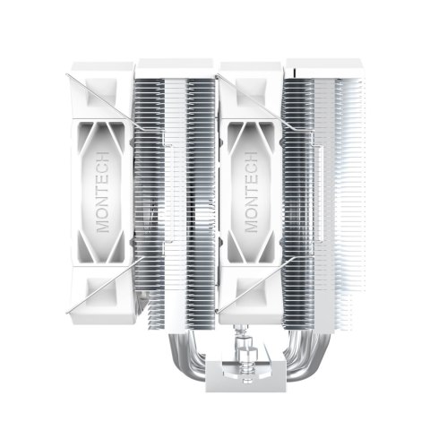 Montech NX600 Procesor Chłodnica powietrza 12 cm Biały 1 szt.