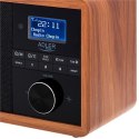 Adler | AD 1184 | Radio DAB+ Bluetooth | Black/Brown | Alarm function