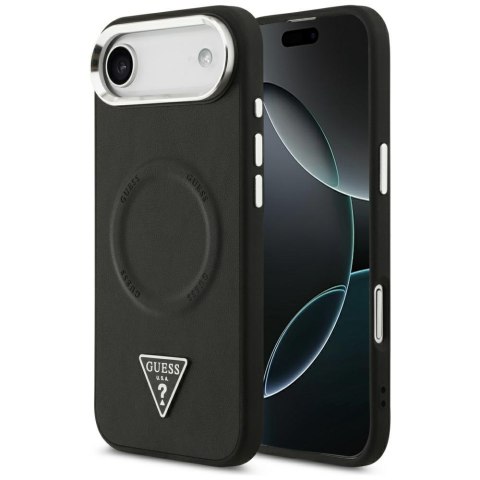 Etui Guess Triangle Logo MagSafe do iPhone Air czarny