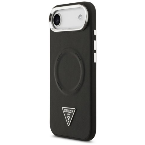 Etui Guess Triangle Logo MagSafe do iPhone Air czarny