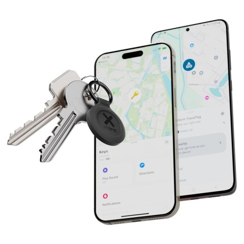 Lokalizator Xtorm TravelTag (Apple iOS & Android) 3szt. - charcoal black