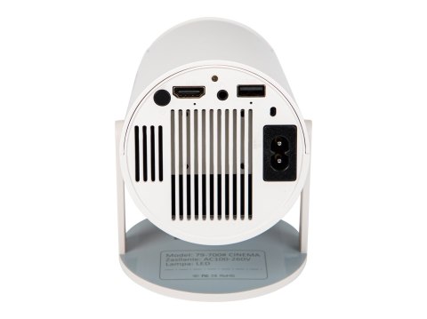 BLOW PROJEKTOR PRZENOŚNY ANDROIDTV HD CINEMA WHITE