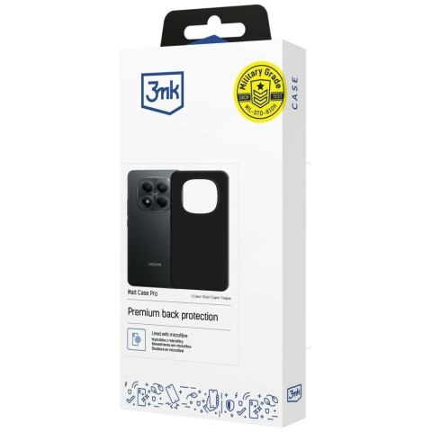 Etui 3MK Matt Case Pro do Redmi Note 15 Pro 4G czarny