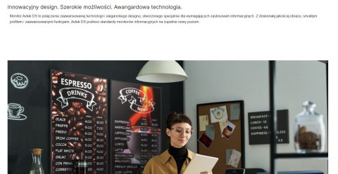 AVTEK MONITOR INFORMACYJNY DS2 86"