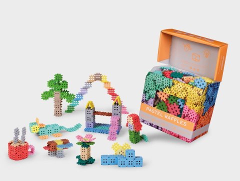 MARIOINEX Klocki Mini Waffle Pastel, 300 elementów